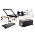 Align-Pilates R8-Pro Light Commercial/Home Pilates Reformer White Bundle