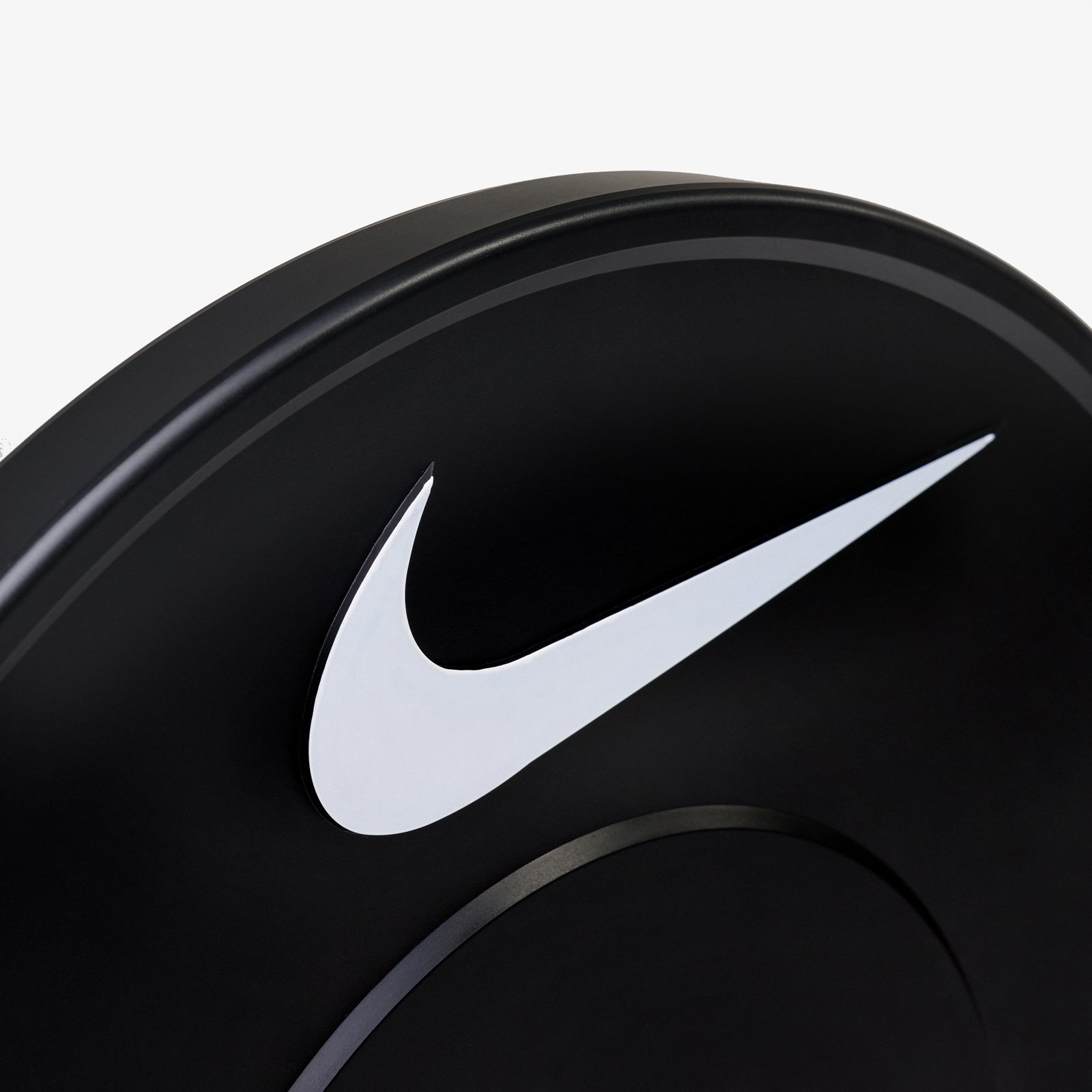 Nike Strength Heavy-Duty Rubber Bumper Plates Single Black/White view 2