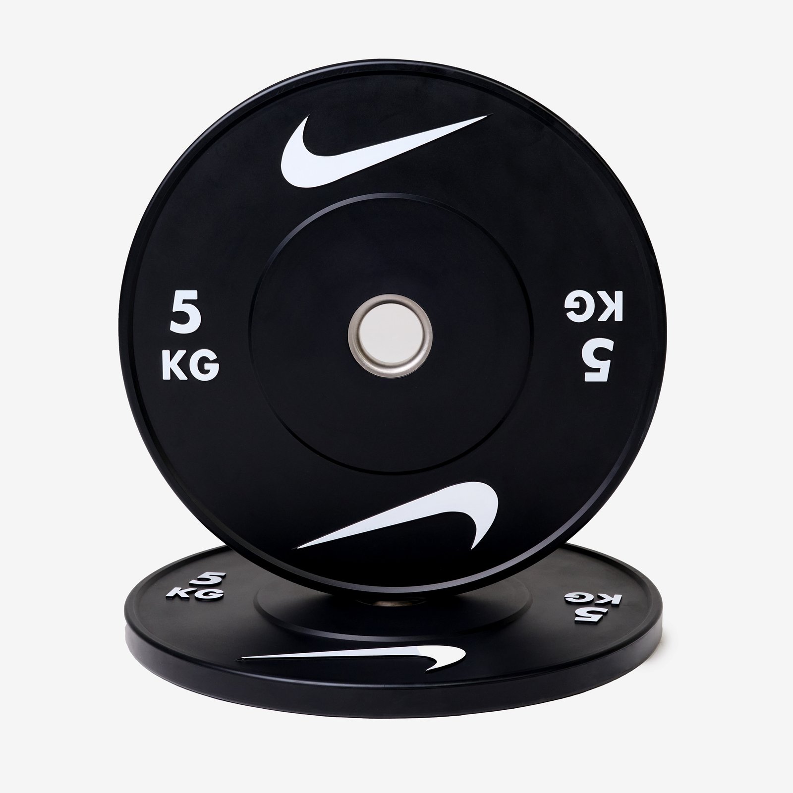 Nike Strength Heavy-Duty Rubber Bumper Plates Single Black/White