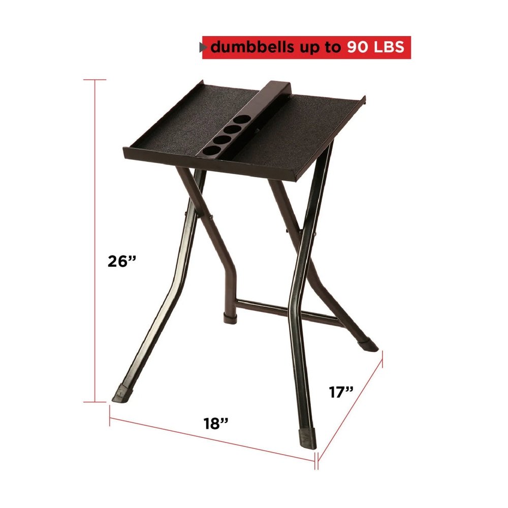PowerBlock Large Compact Stand Foldable Dumbbell Rack PBLK10027 view 2