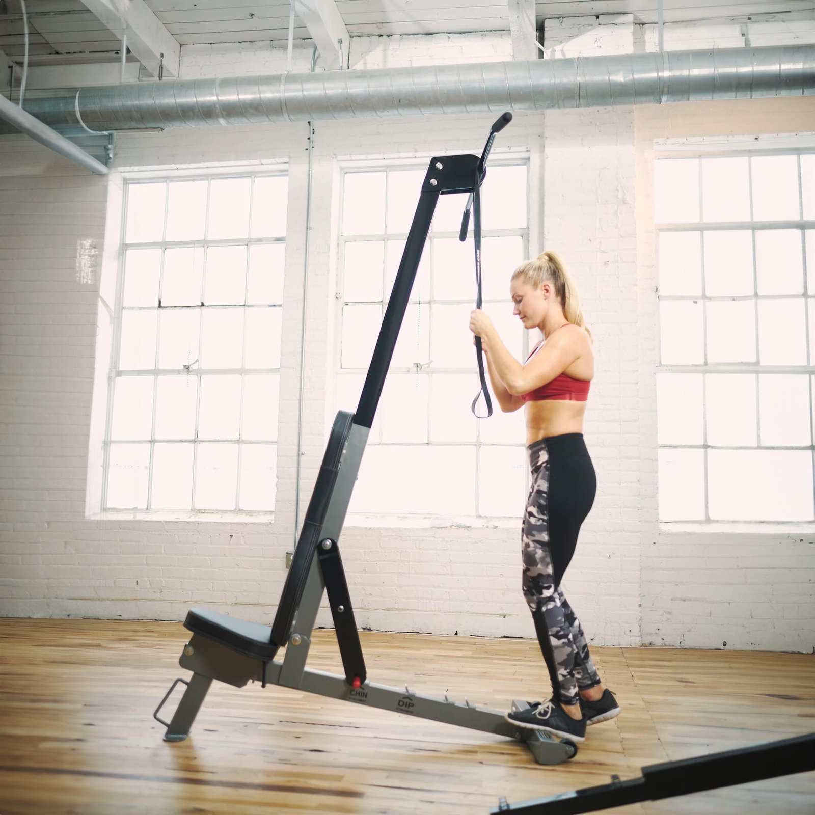 PowerBlock SportBench Chin-Up and Pull-Up Bar Attachment PBLK10032 view 4