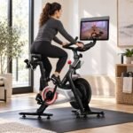 Peloton Connected Indoor Spinning Bike with view 4