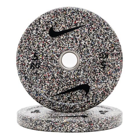 Nike Strength Eco-Engineered Grind Bumper Plates Single Storm Slate