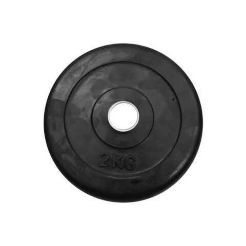 TA Sport PL23 Rubber Olympic Weight Plate 2kg With Zinc Ring