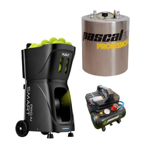 Pusun PT Smart Pro AI PascalBox Pro NuAir Compressor Padel & Tennis Training Pack PUSUN-AINUA-001