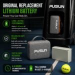 Pusun Original Replacement Lithium Battery Long-Lasting Plug-and-Play PUSUN-BATT view 4