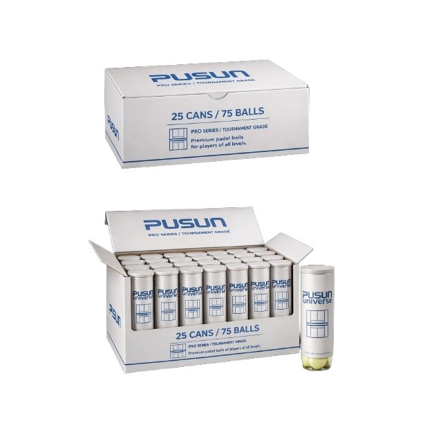 Pusun 75 Tennis Ball Pack 25 Cans for Ball Machines PUSUN-TBP-75
