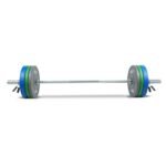 REP Fitness Color Bumper Plates with Barbell Bundle
