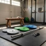 REP Fitness Color Bumper Plates with Barbell Bundle view 3
