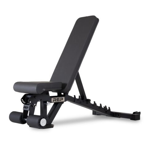 REP Fitness AB-3000 2.0 FID Adjustable Weight Bench Metallic Black REP-AB-3002-MBLK