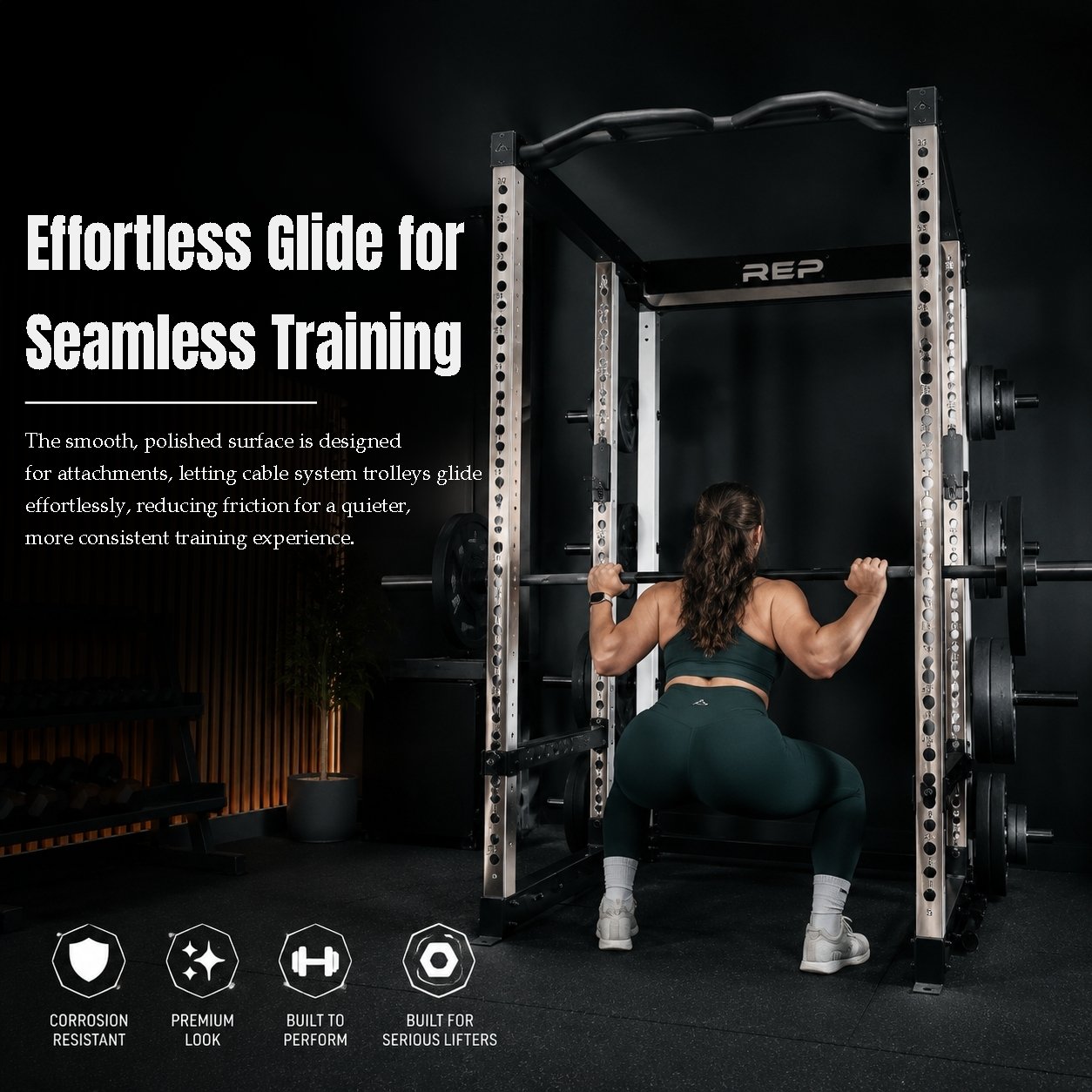 REP Fitness Altitude Functional Trainer Stainless Steel view 3