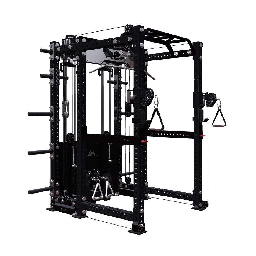 REP Fitness Ares 2.0 Functional Trainer Metallic Black 6-Post PR-5000 System