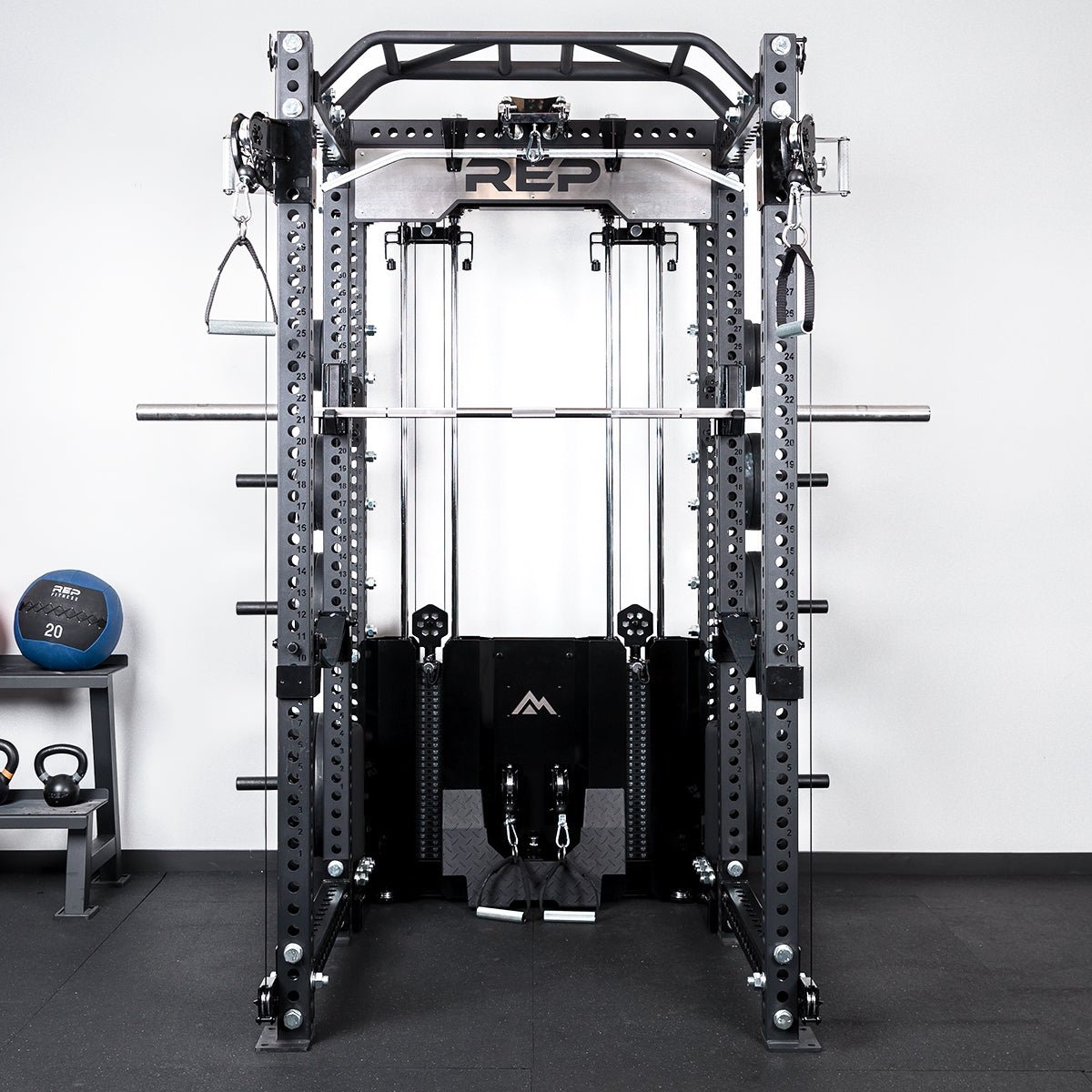 REP Fitness Ares 2.0 Functional Trainer Metallic Black 6-Post PR-5000 System view 3