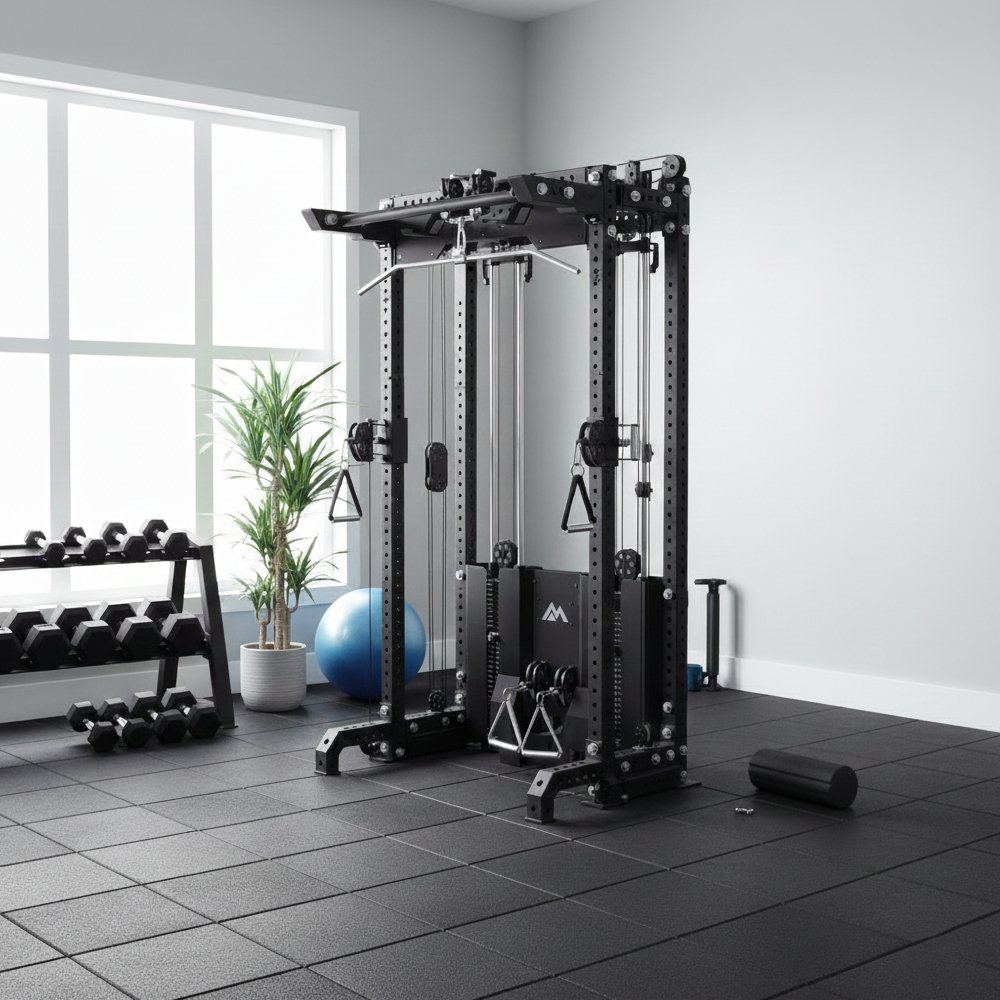 REP Fitness Compact Ares 2.0 Functional Trainer Metallic Black view 3
