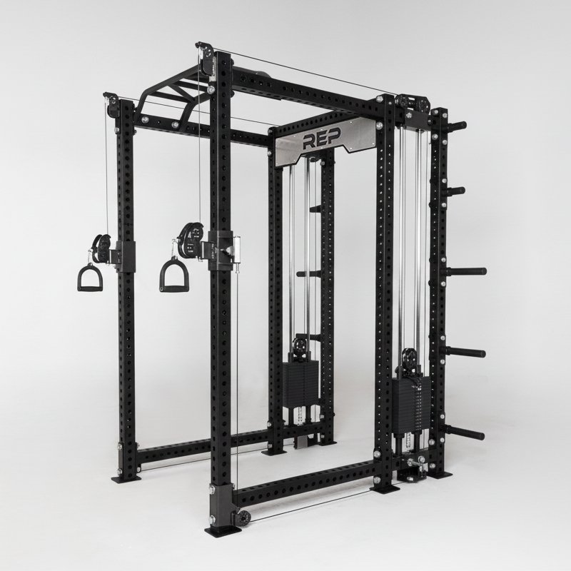 REP Fitness Athena Functional Trainer Metallic Black 6-Post PR-5000 System view 4