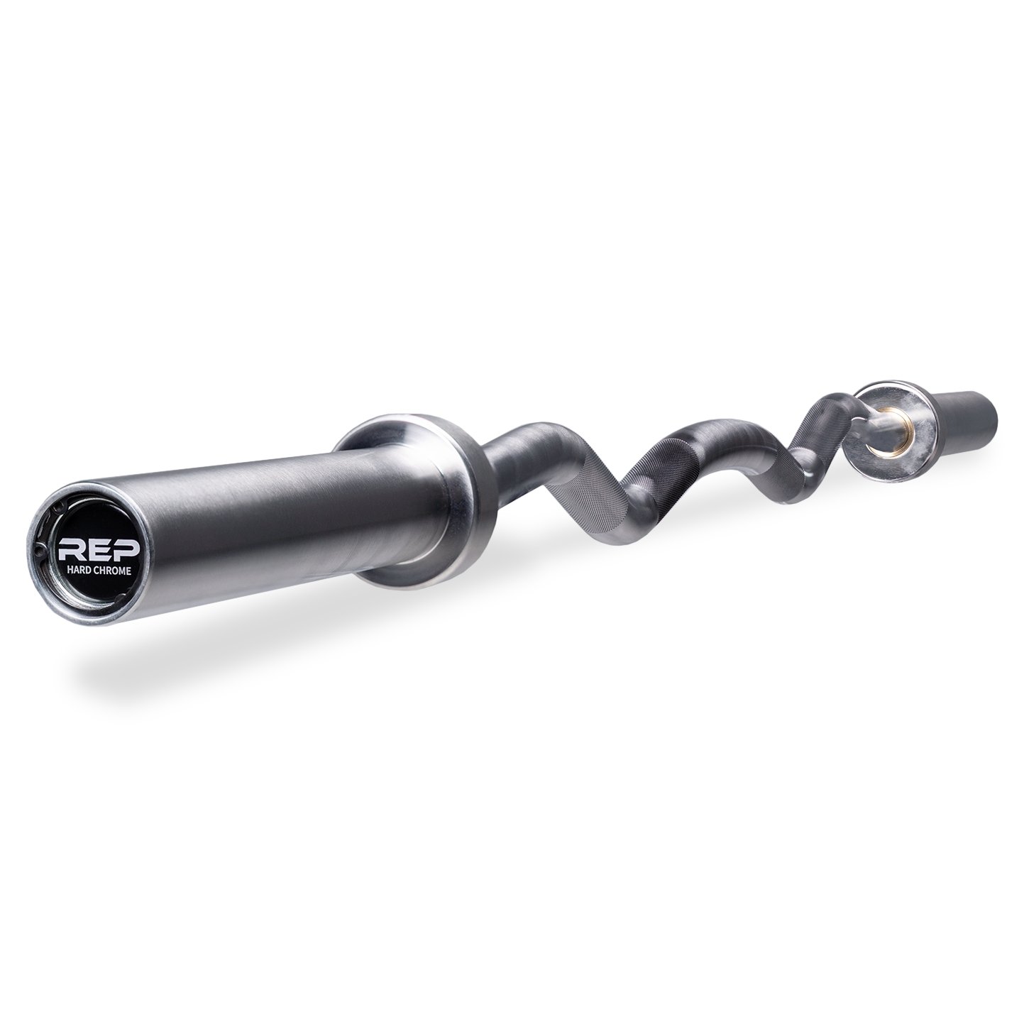 REP Fitness Curl Bar Precision-Balanced Olympic Bar for Bicep & Tricep Isolation Training REP-BB-4400-HC