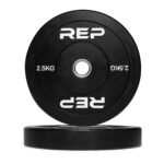 REP Fitness Black Bumper Plate Single