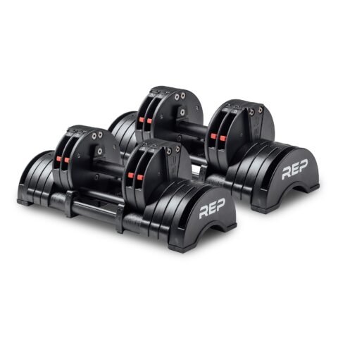 REP Fitness QuickDraw Adjustable Dumbbells Pair