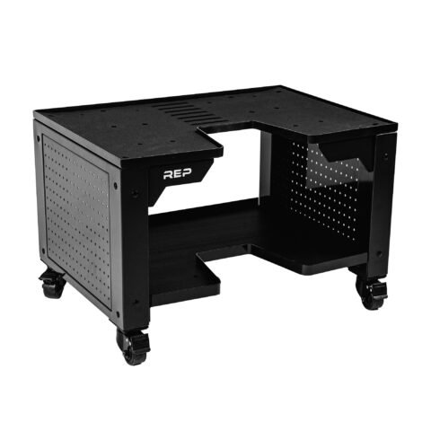 REP Fitness Multipurpose Dumbbell Storage Cart Metallic Black