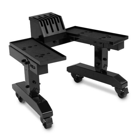 REP Fitness Adjustable Dumbbell Stand Metallic Black