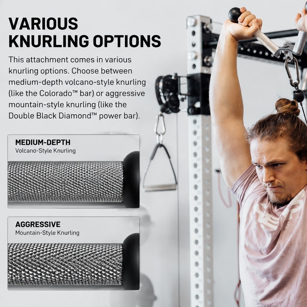 REP Fitness X Kleva Built Tricep Pushdown Attachment REP-FTA-KB-1500 view 4