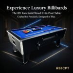 Rais Solid Wood Coin-Operated Pool Table 8FT RS8CPT view 4