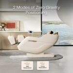 ROTAI RT5950 Smart Full-Body Zero-Gravity Massage Chair with Heat Therapy and Auto Body Scan RT5950-WHITE view 3