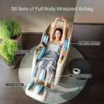 ROTAI RT5950 Smart Full-Body Zero-Gravity Massage Chair with Heat Therapy and Auto Body Scan RT5950-WHITE view 4