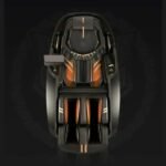 ROTAI Black Panther Dual Mechanism Massage Chair RTPANTRBLK view 4