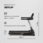 Reebok Fitness A2.0 Treadmill RVAR-10221SL view 4