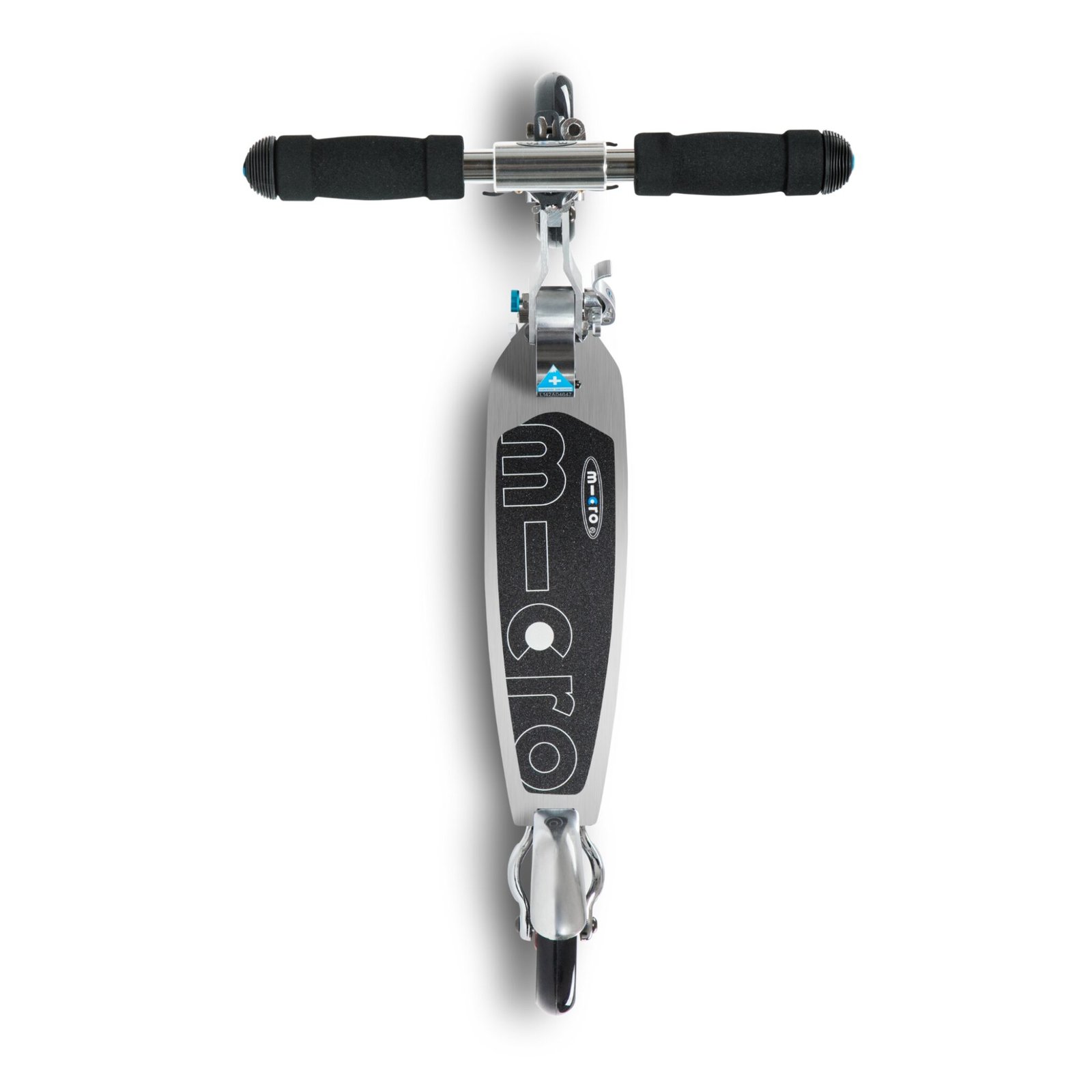 Micro Speed+ Foldable Kick Scooter Pure Silver SA0142 view 4