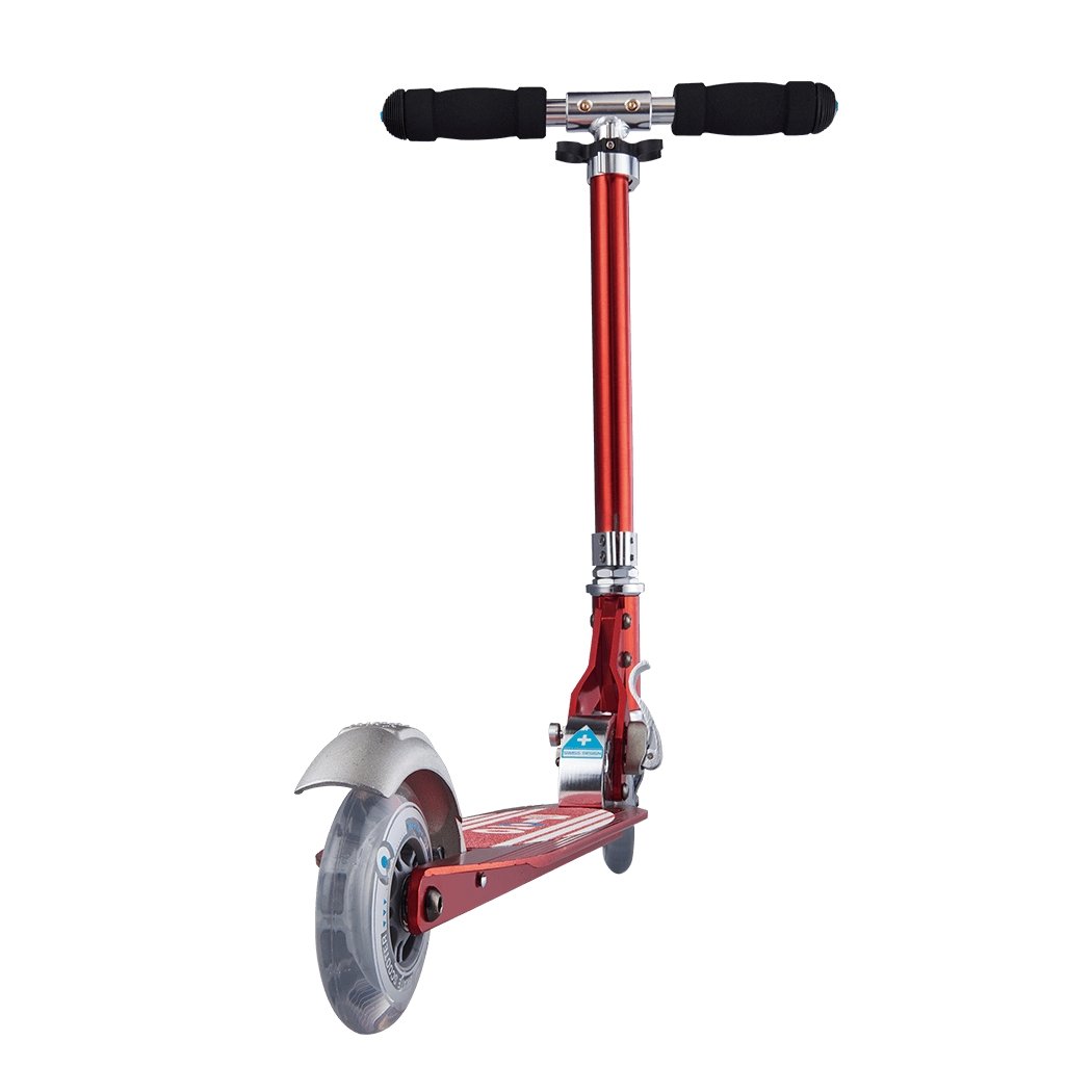 Micro Sprite 2-Wheel Kids Scooter Red Stripe SA0178 view 2