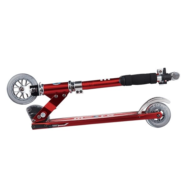Micro Sprite 2-Wheel Kids Scooter Red Stripe SA0178 view 3