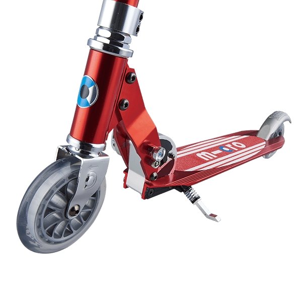 Micro Sprite 2-Wheel Kids Scooter Red Stripe SA0178 view 4