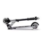 Micro Sprite LED Scooter Silver Chrome Foldable Kick Scooter with Light-Up Wheels for Kids (Ages 5+) SA0295 view 3