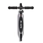 Micro Sprite LED Scooter Silver Chrome Foldable Kick Scooter with Light-Up Wheels for Kids (Ages 5+) SA0295 view 4