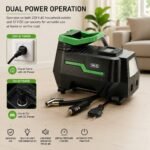 Salki Garage Dual Air Inflator 220V & 12V Portable Air Compressor SALKI-GI-DL view 3