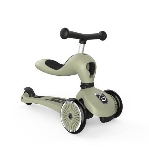 Scoot & Ride Highwaykick 1 2-in-1 Kids Scooter Olive SCO00001