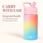 Simple Modern Summit 2.1 Kids Stainless Steel Water Bottle with Straw Lid view 4