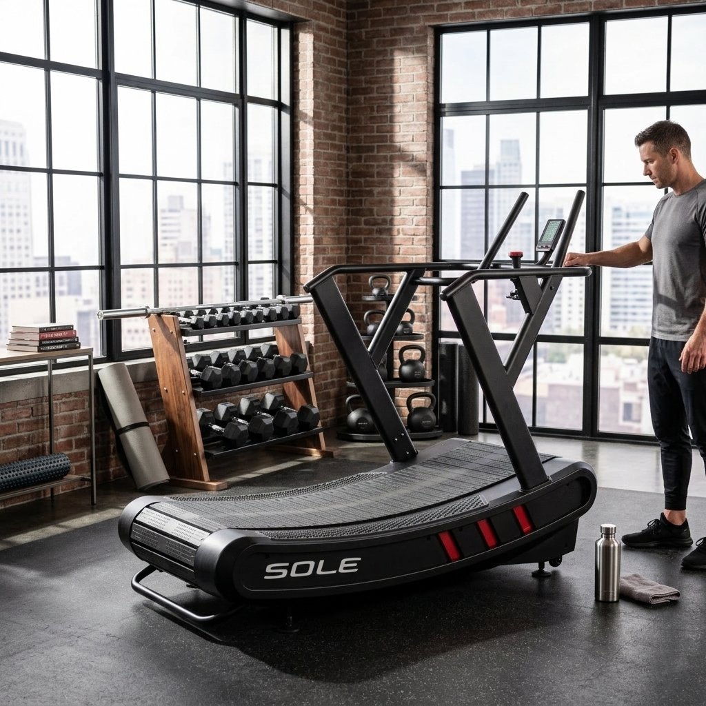 Sole Fitness C80 Curved Manual Treadmill view 10