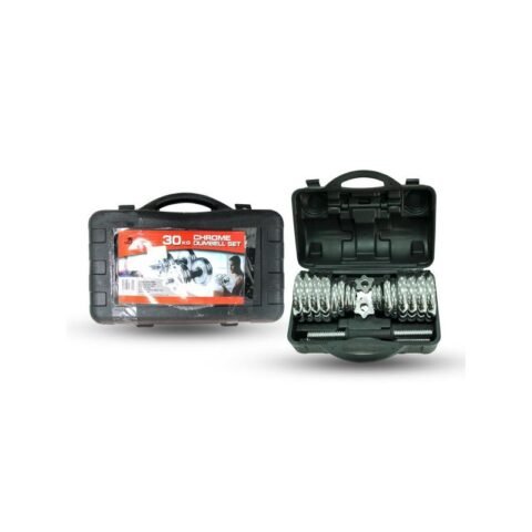 TA Sport 30 kg Dumbbell Set Chrome JYC30