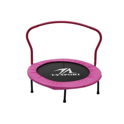 TA Sport 40-Inch Trampoline With Handrail JKL-40IN P Pink