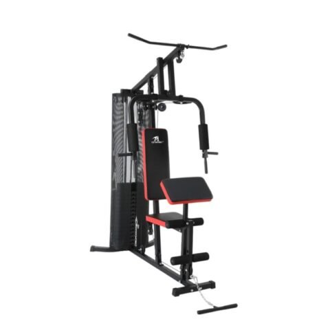 TA Sport Home Gym One Station Weight Stack 65 kg With Nylon Net And Elbow Pad ES-402