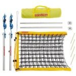 Sunvolley Standard Beach Volleyball Outdoor Post, Net Set 9.5 Meter SUN-VB-STAN-9-5M