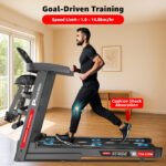 PowerMax TDA-230M Motorized Treadmill with Pulse Sensors image 5