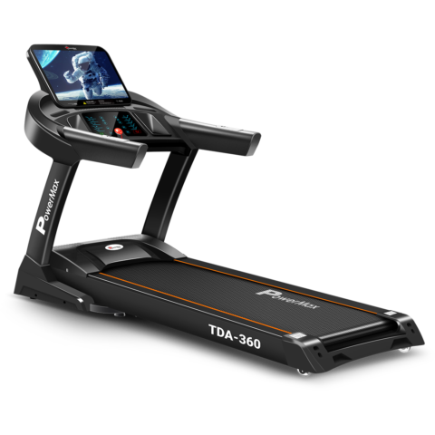 PowerMax TDA-360 Motorized Treadmill with Auto Incline