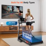 PowerMax TDM-96B Bluetooth Motorized Treadmill image 4