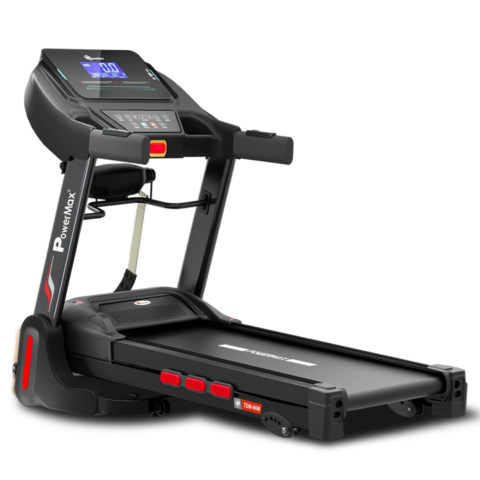 PowerMax TDM-96M Motorized Treadmill with iPad Holder and MP3 Speakers