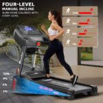 PowerMax TDM-96M Motorized Treadmill with iPad Holder and MP3 Speakers image 3