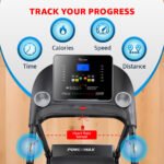 PowerMax TDM-96 Motorized Treadmill with Bluetooth App Support image 2